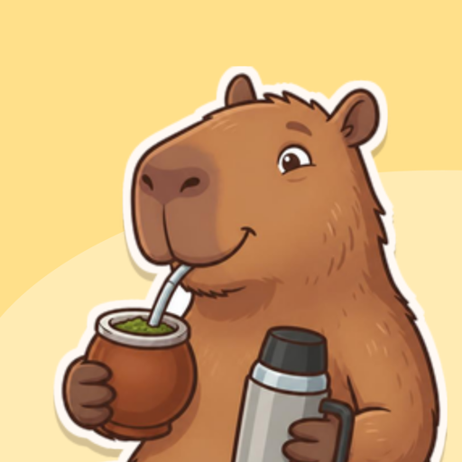 Posta app icon: a capybara drinking mate